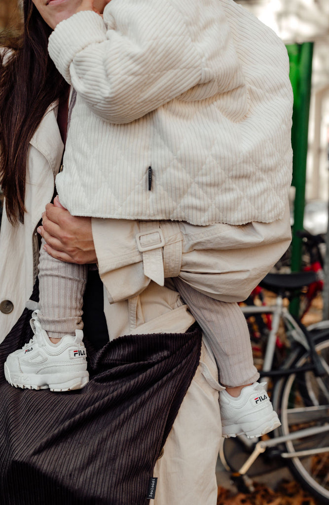 Yaya - Gewatteerde jas/vest - Lichtbeige