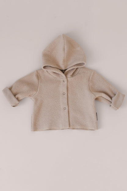 Cotton fleece hooded sweatshirt