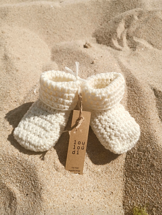 BABY BOOTIES | WOOL & LEATHER