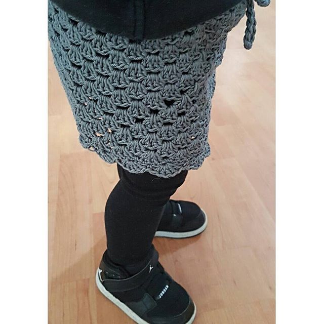crochet pattern lace-skirt